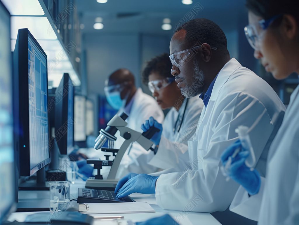 多元化科學家團隊在醫學研究實驗室中的協作與突破